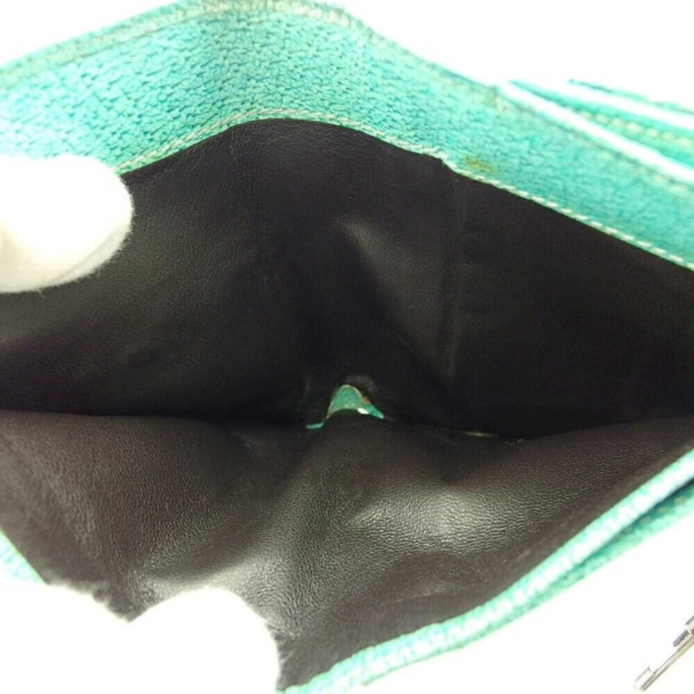 GUCCI Bifold Wallet Beige Brown Green Women 05474 Authentic secondhand - Picture 4 of 9